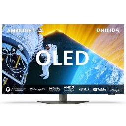 Televizor Smat Philips 48OLED809/12 OLED, 4K, Ambilight ,121,9 cm, rezolutie 3840 x 2160, 120Hz, Negru