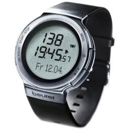 Ceas digital Beurer PM 80 pentru monitorizarea pulsului, Negru