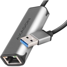 Adaptor retea Axagon ADE-25R, USB 3.2 Tip A, RJ-45, 2.5 Gb, Gri