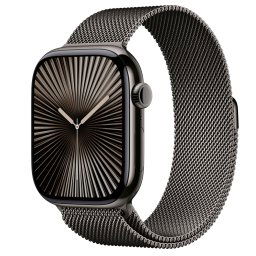 Apple Watch 10, GPS, Cellular, Carcasa Slate Titanium 46mm, Slate Milanese Loop - M/L