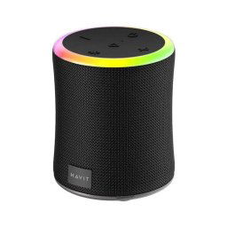 Boxa portabila Bluetooth Havit SK832BT, 15W, rezistenta la apa, 102x126mm, Negru