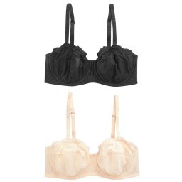 Next Sutien bej deschis / negru