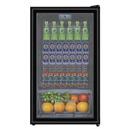 Vitrina frigorifica STARCREST SBC-9202BK, 93 L, Control temperatura, Usa sticla, H 83.2 cm, Negru