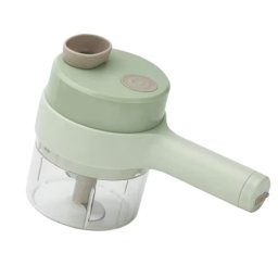 Aparat de tocat si feliat automat verde pentru fructe legume si condimente ACUMULATOR MARE