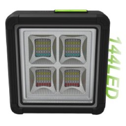 Proiector 144 LED Solar cu Baterie GD-2206A 4 Moduri de Iluminare 100W