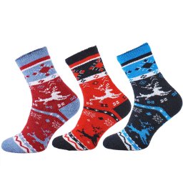 Șosete calde pentru damă, Alpaca, Model norvegian 02