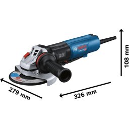 Polizor unghiular GWS 17-150 PS, 1700W, 150mm, 9700rpm, Albastru