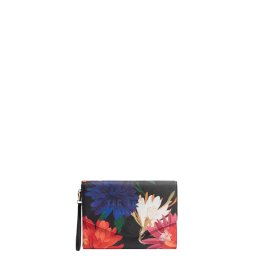 TED BAKER Geantă mică Amarsay Printed Dahlia Icon Envelope Pouch 281522 black