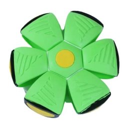 Minge interactiva Blast Ball in forma de Disc cu lumini VERDE
