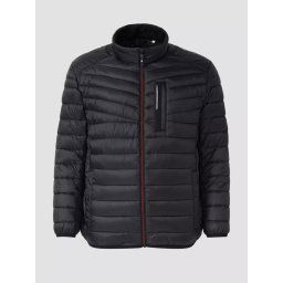 s.Oliver Big Sizes Jacheta barbati, fara gluga cu buzunare oblice si croiala Regular fit, Negru (SELECTATI MARIMEA: 2XL)