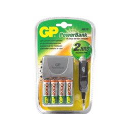 Gp powerbank m520 + 4aa 2700mah
