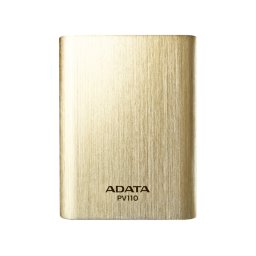 Pv110 power bank 10400 mah (golden)