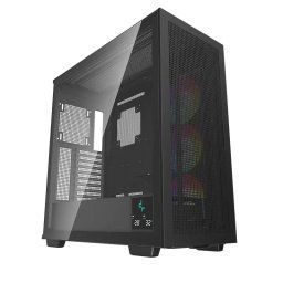 Carcasa Carcasa Morpheus, Tower, ATX, fara sursa, 1x140mm, iluminare ARGB, Negru