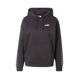 PUMA Hanorac sport 'ESS' negru / alb