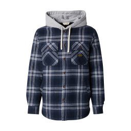 Superdry Geacă de primăvară-toamnă bleumarin / alb