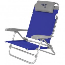 Scaun pliabil Nils Camp NC3502, Albastru-Gri