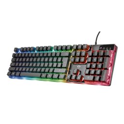 Tastatura Trust GXT 835 Azor keyboard USB QWERTY English Black