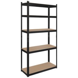 Mobilier interior RAFT METALIC 5 POLITE 750KG MDF 180X90X40 NEGRU REBEL