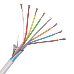 Cablu de alarma 8 fire ecranate cupru integral 100m - eRaya AL10822-100