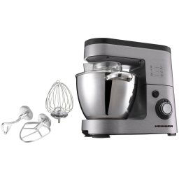Robot de bucatarie planetar Heinner Master Collection HHPM-1500XMC-V2, 1500W, 6 viteze, Bol 5.5l, Inox