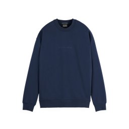 SCOTCH & SODA Futer Seasonal Logoshirt 181284 401 sky captain