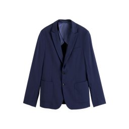 SCOTCH & SODA Sacou Unconstructed Peak Lapel Cool-Wool 178358 0002 night