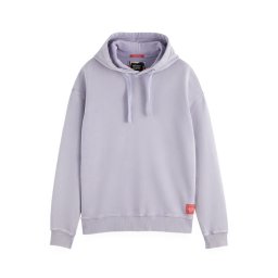 SCOTCH & SODA Futer Relaxed-Fit Artwork Hoodie 181707 500 languid lavender