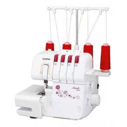 Masina De Cusut Brother M343D Electrica Surfilare Alb