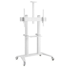 Stand TV Mobil Blackmount BM-T150WHITE Ecrane Mari Inaltime Reglabila 70-120Inch Max. 140KG Alb