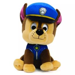 Paw Patrol: Figurină de pluș Chase - 6 cm