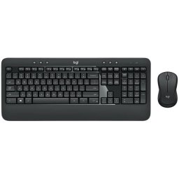 Tastatura Advanced MK540 USB QWERTY UK Negru, Alb + Mouse