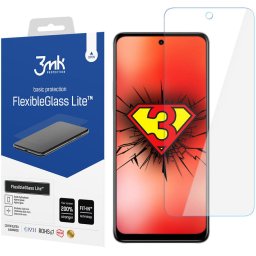 Folie Protectie Ecran 3MK pentru Motorola Moto E32, Sticla Flexibila, Full Glue, Lite, 0.16mm
