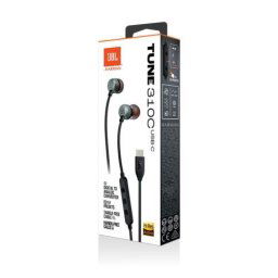 Casti Tune 310C Pure Bass In-Ear Headphones, (Type-C), Black