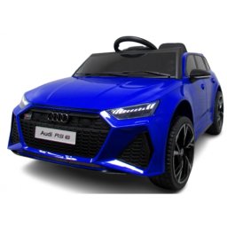 Masinuta electrica cu telecomanda audi rs6 r-sport - albastru