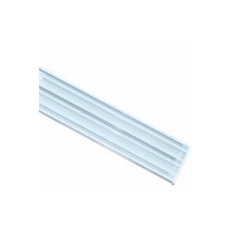 SA316-Set sina perdea aluminiu cu trei canale + accesorii (48 inele , 10 dibluri, 2 finale), L=1,6m