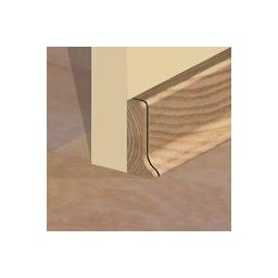 PBS505.157-S4 - Set 4 bucati piese inchidere stanga culoare stejar inchis pentru plinta PBC505
