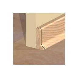 PBS505.155-S4 - Set 4 bucati piese inchidere stanga culoare fag inchis pentru plinta PBC505