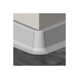 PBE505.35-S4 - Set 4 bucati piese colt exterior culoare gri inchis plinta PBC505