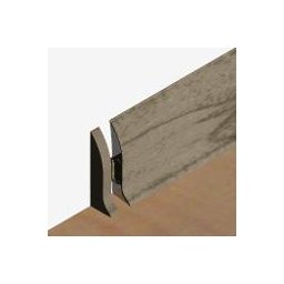 PBS605.240-S4 - Set 4 bucati piese inchidere stanga culoare gri maroniu inchis plinta PBC605