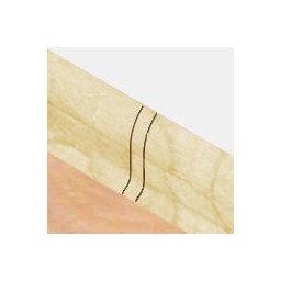 PBL605.155-S4 - Set 4 bucati piese legatura culoare fag inchis pentru plinta PBC605
