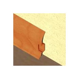 PBC605 - Plinta LINECO din PVC culoare cires deschis pentru parchet - 60 mm