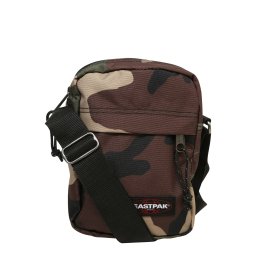 EASTPAK Geantă de umăr 'The One' maro / verde / roșu / negru / alb