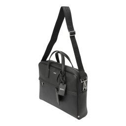 BOSS Geantă diplomat 'Zair' gri argintiu / negru