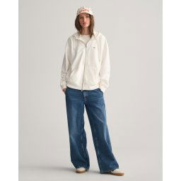 GANT Hanorac alb natural