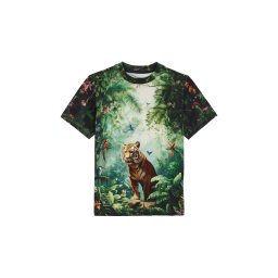WE Fashion Tricou maro deschis / gri / verde închis / portocaliu somon
