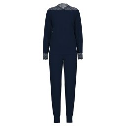 CALIDA Pijama albastru închis