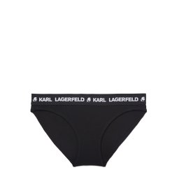 Karl Lagerfeld Slip negru / alb