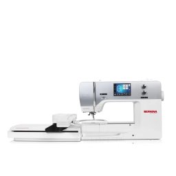Masina de Cusut Quilting si Brodat Bernina 770QE 992 Cusaturi 140 Broderii Viteza 1000 Imp/Min Alb/Gri