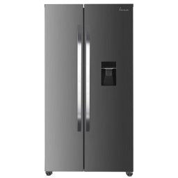Frigider side by side Fram FSBS-HM440NFXWDE++, motor inverter, 439 litri, no frost, display, clasa E, inox