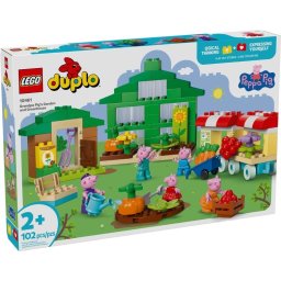 LEGO® DUPLO® Peppa Pig 10461 - Gradina si sera Bunicului Purcelus